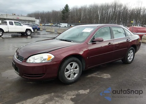 2007 Chevrolet Impala Lt z USA, uszkodzony, nr VIN 2G1WT58K679261114